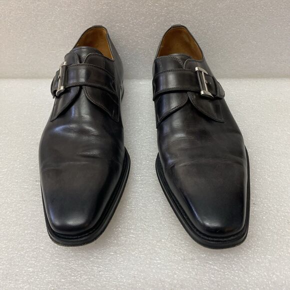 Magnanni Marco Cuero Single Monk Buckle Dress Shoes - Men\'s 10M main image 10
